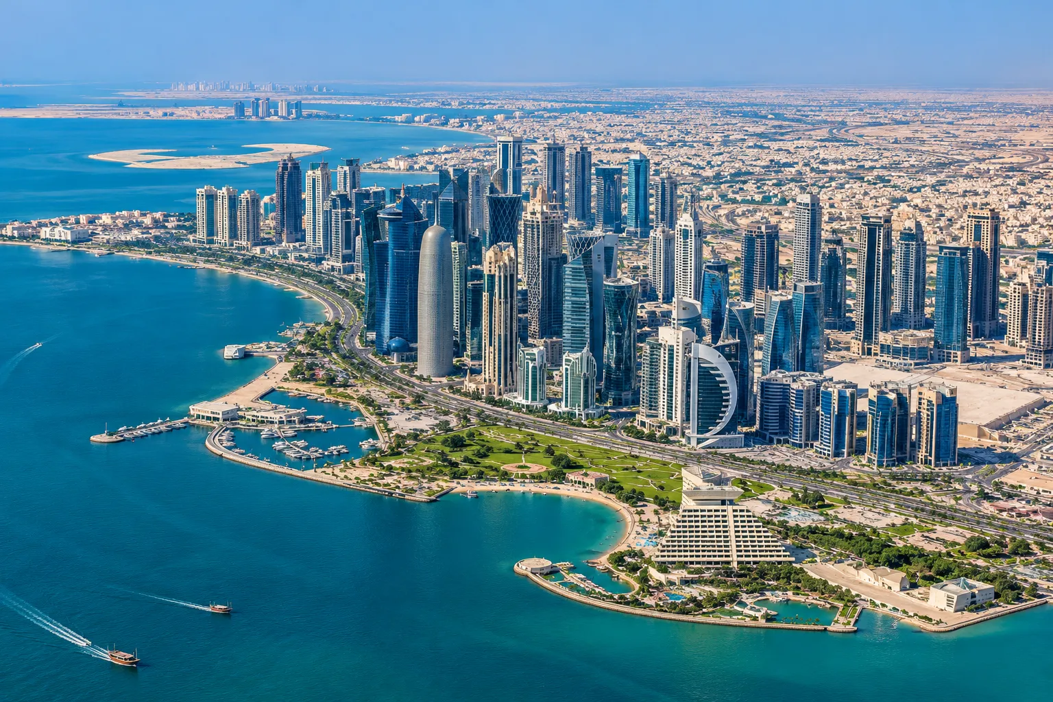 Modern Lusail skyline