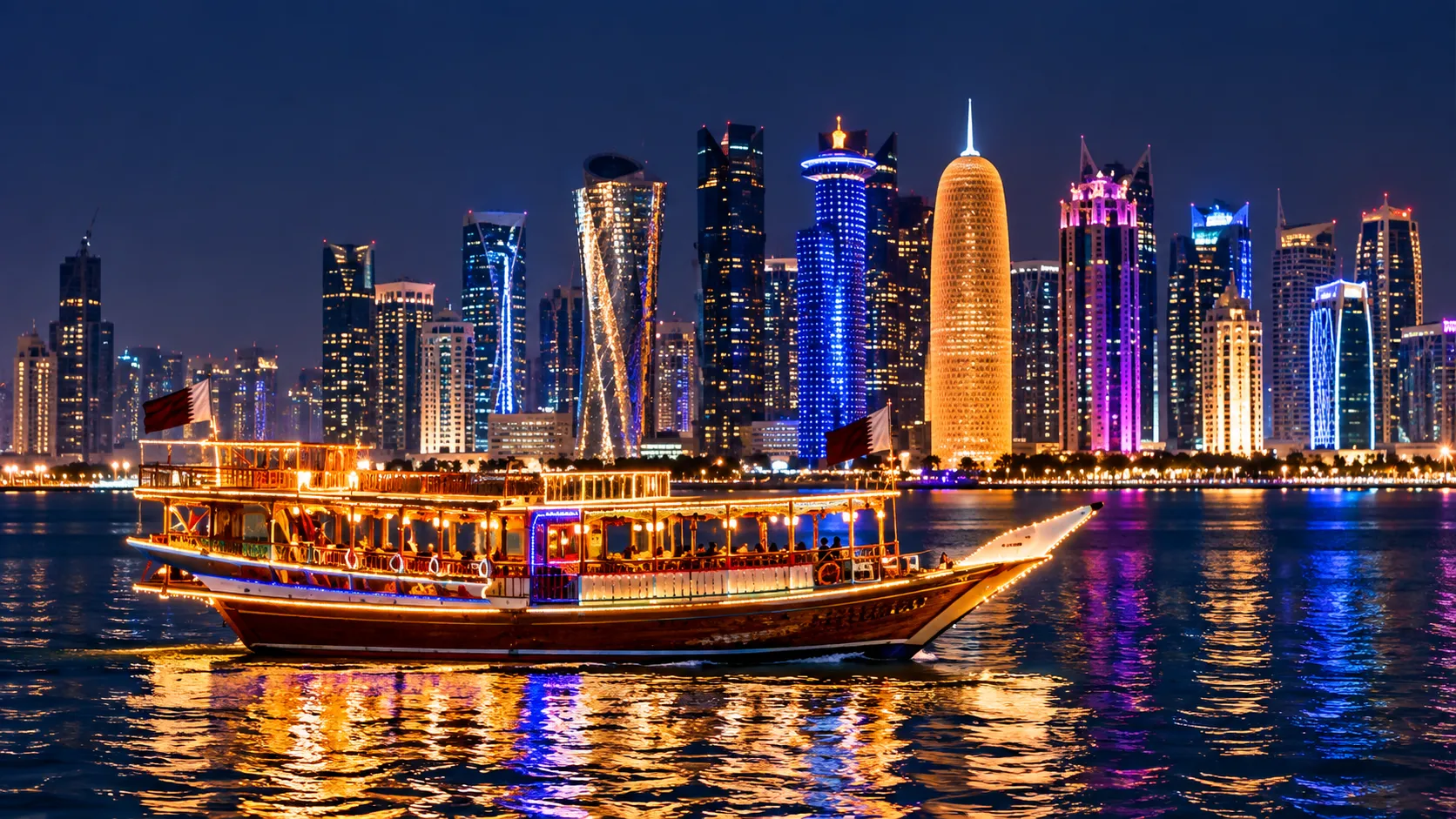 Traditional dhow boat experience on Qatar's waters