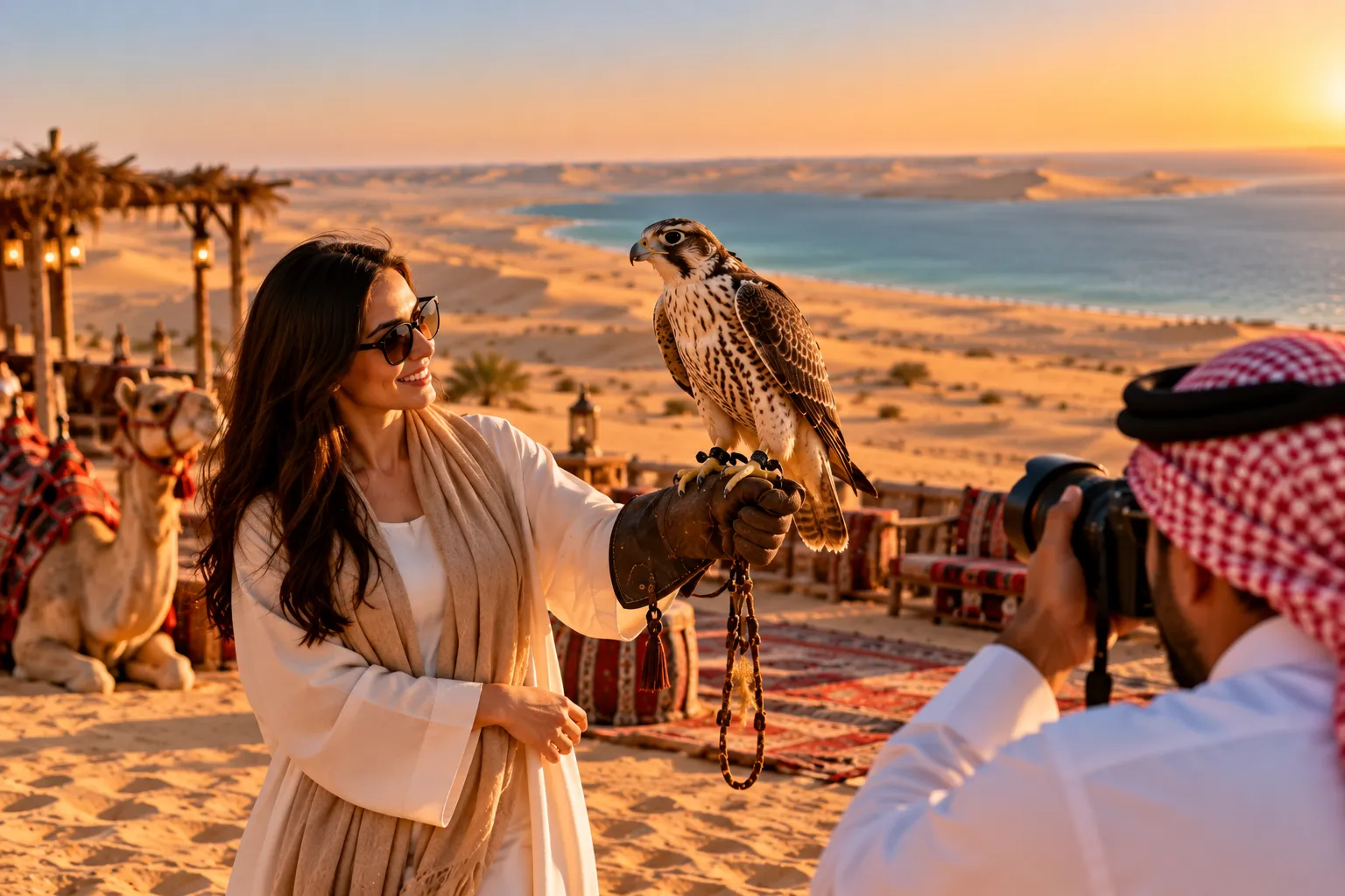Falcon photo experience