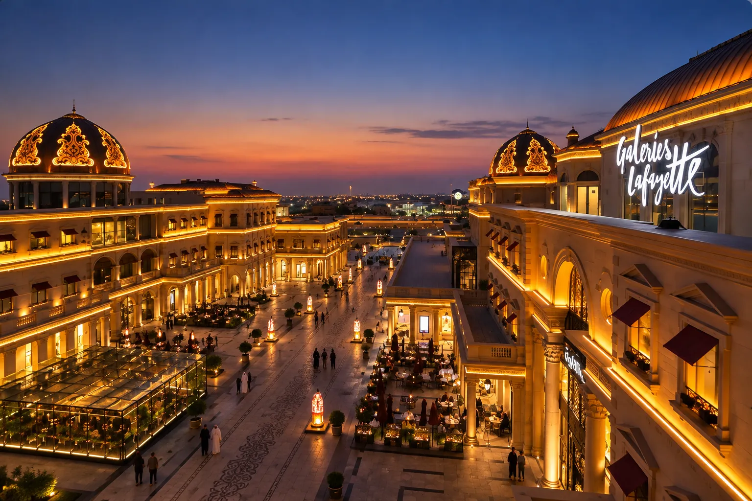 Contemporary shopping and architecture in Doha