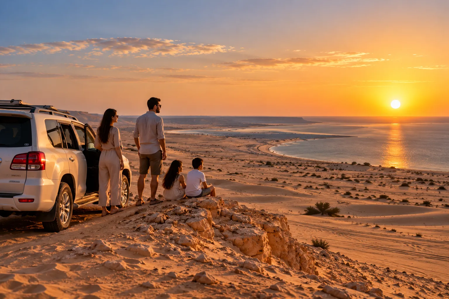 A private 4x4 adventure through Qatar's desert