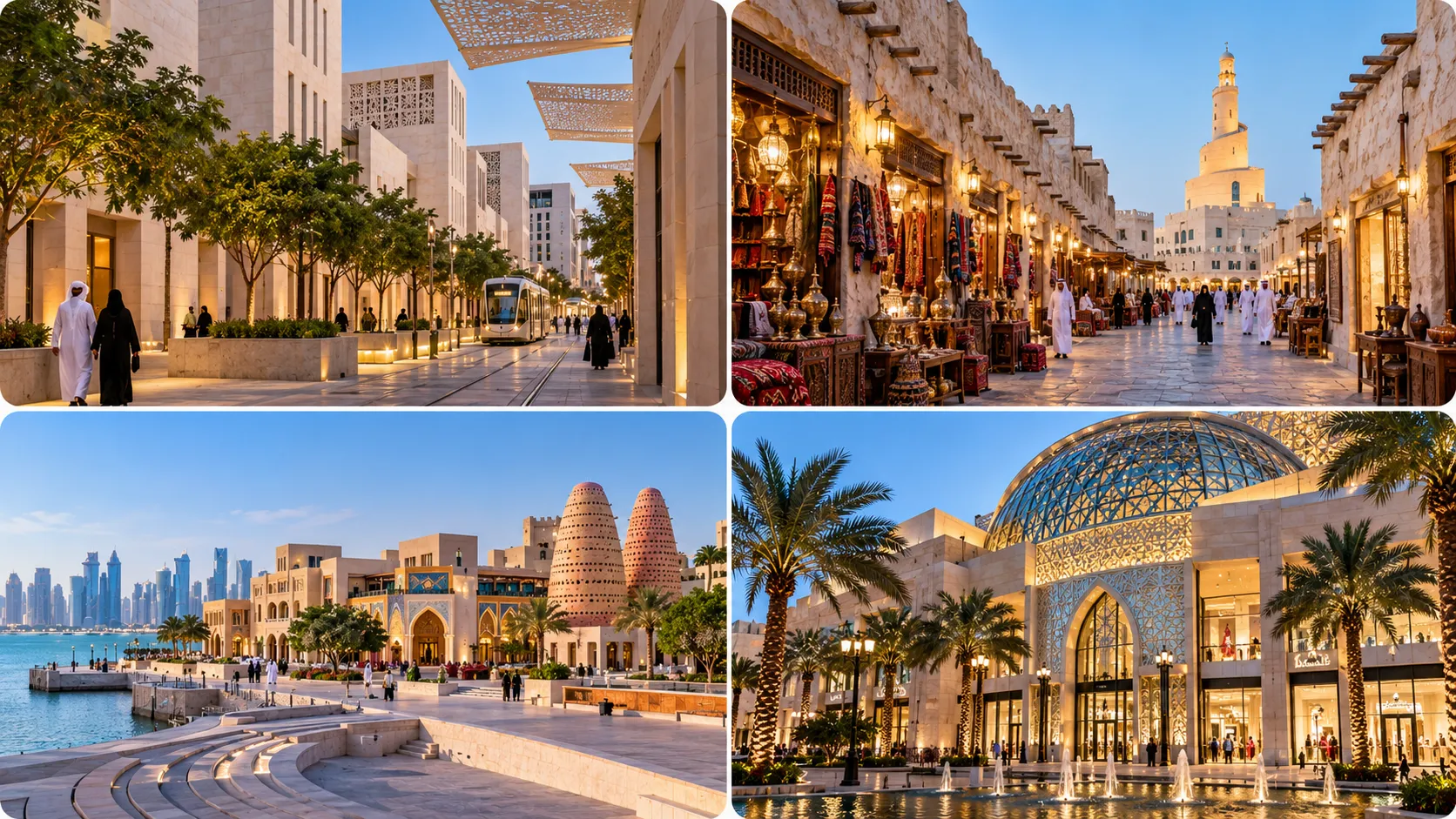 Souq Waqif, Msheireb and Katara cultural destinations