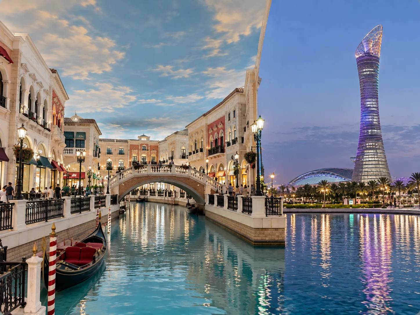 Doha’s shopping destinations skyline