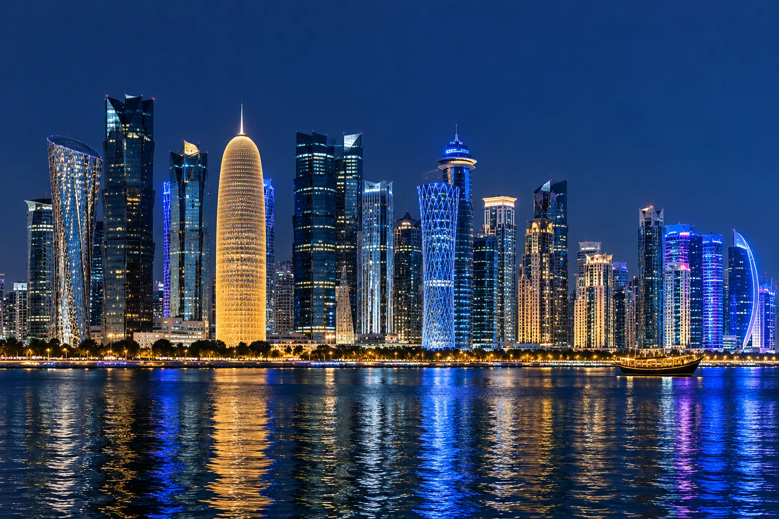 West Bay skyline in Doha